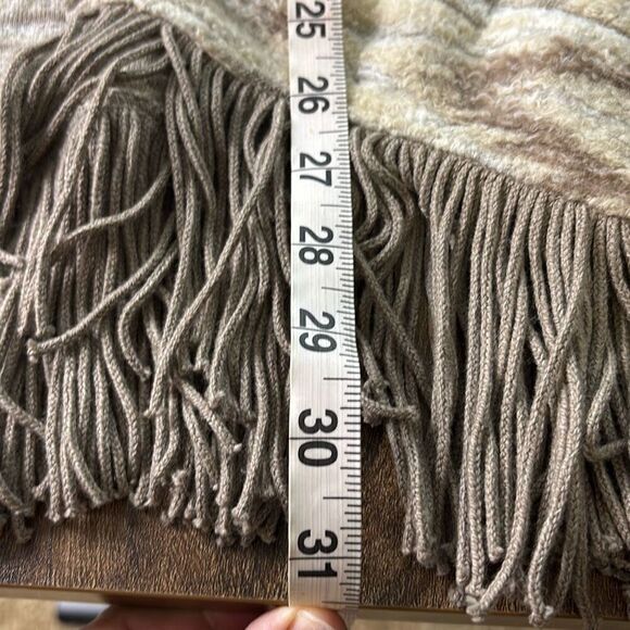 Lucky Brand fringe open cardigan coastal cowgirl super soft sweater M - Picture 9 of 9